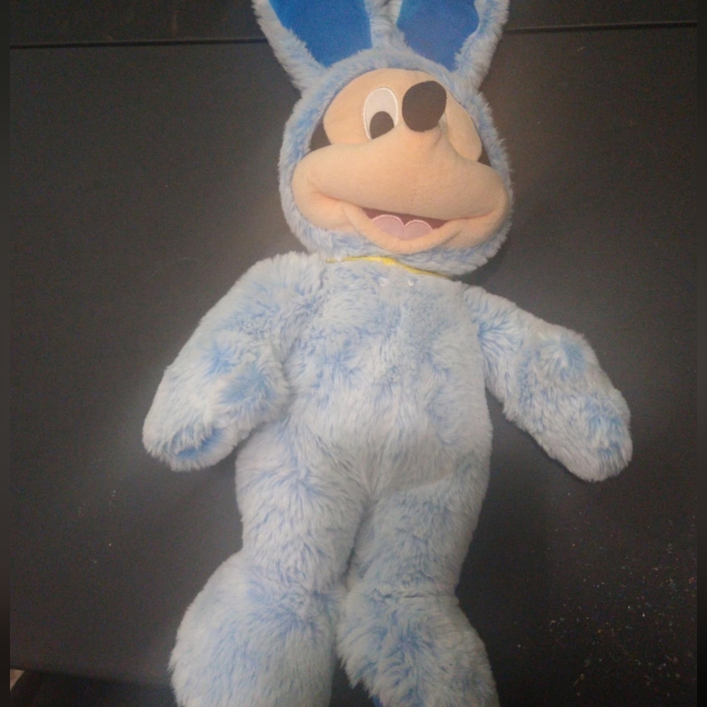 2021 Disney Store Exclusive Blue Easter Bunny Mickey Mouse Plush Stuffed Animal